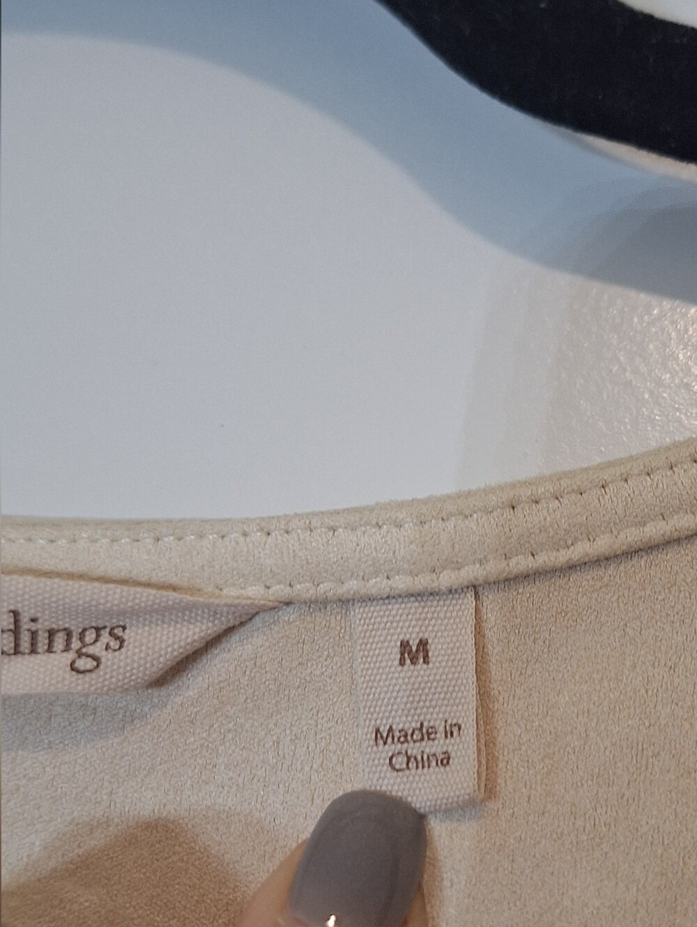 Soft Surroundings Suede Hi Low Tunic Top Roll Tab Sleeves Beige Size Medium - Picture 6 of 12